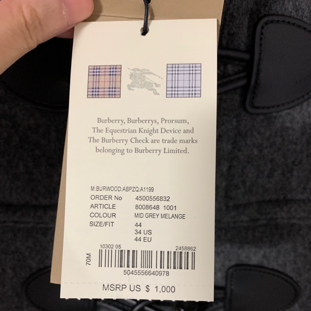 Burberry Brit 'Burwood' Duffle Coat - Picture 12 of 16